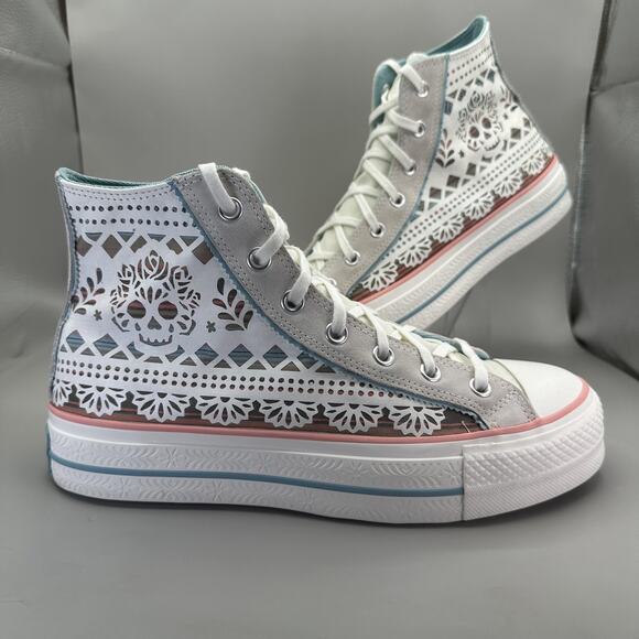 Converse Chuck Taylor All Star Lift High Shoes Women's US 11 Día De Muertos 2024 - Picture 1 of 10